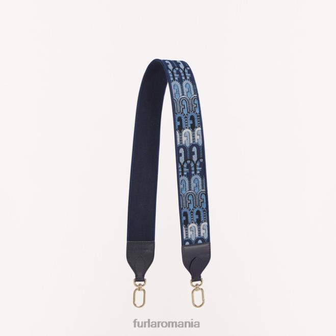Furla femei curea de umăr fiona denim albastru toni accesorii ASD45236