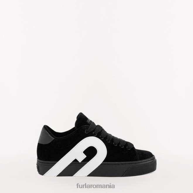 Furla femei pantofi sport joy nero/talco h încălţăminte ASD45266
