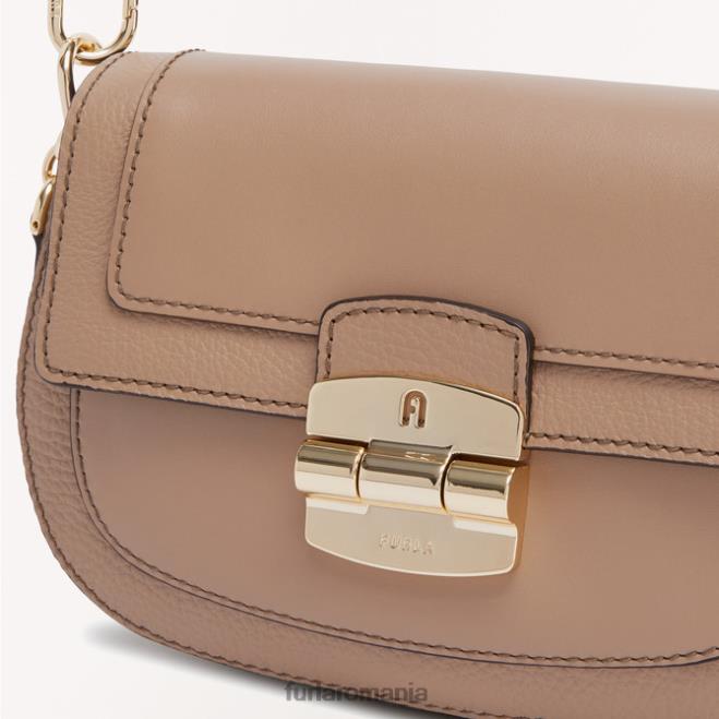 Furla femei club 2 crossbody s greige accesorii ASD4592