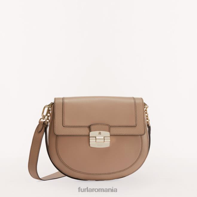 Furla femei club 2 crossbody s greige accesorii ASD4595