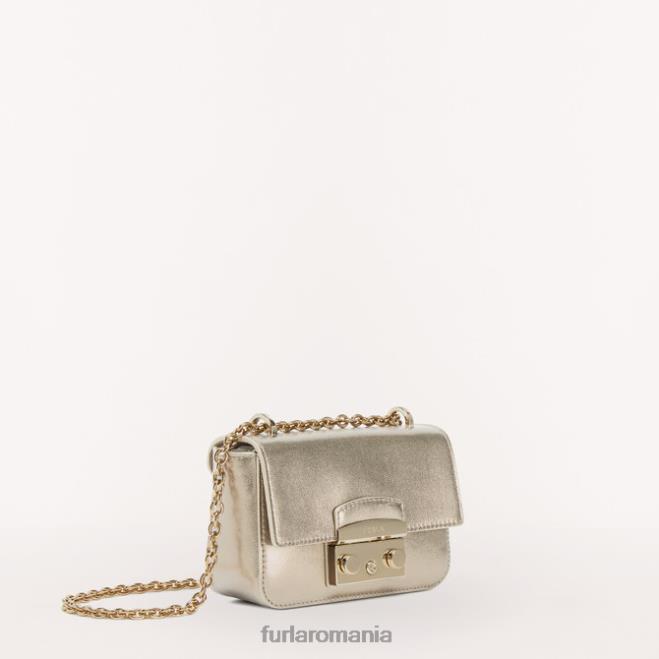 Furla femei metropolis crossbody mini culoare bronz auriu accesorii ASD4576