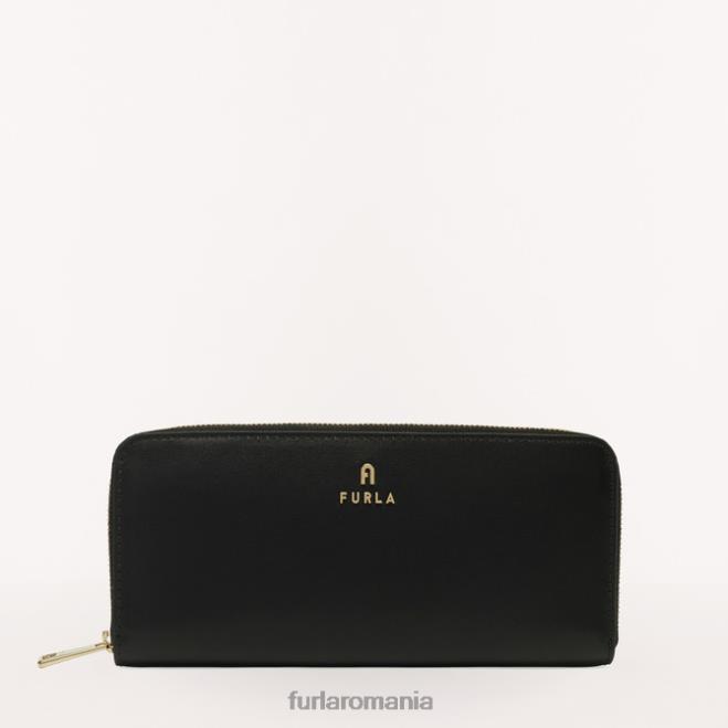 Furla femei camelia fermoar în jurul xl nero accesorii ASD45220