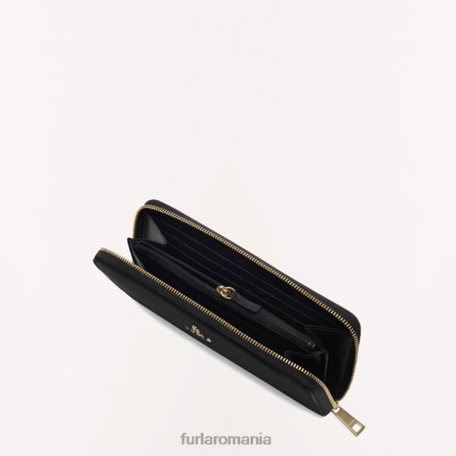 Furla femei camelia fermoar în jurul xl nero accesorii ASD45220