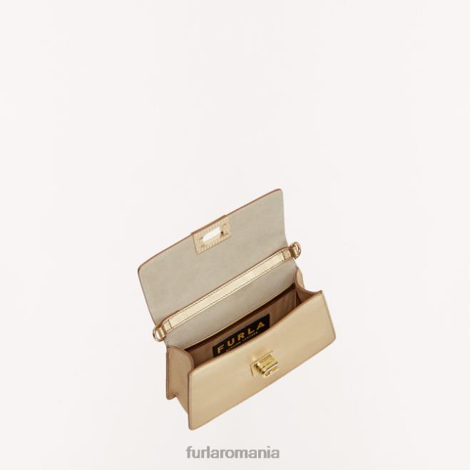 Furla femei geanta de umar zoe mini culoare auriu accesorii ASD4580
