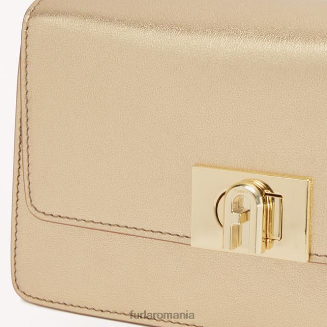 Furla femei geanta de umar zoe mini culoare auriu accesorii ASD4580