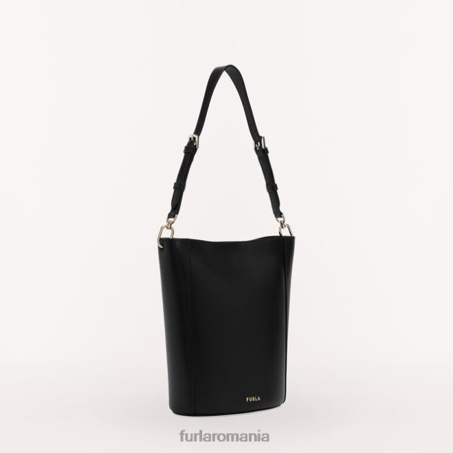 Furla femei geantă găleată fleur mini nero accesorii ASD45110