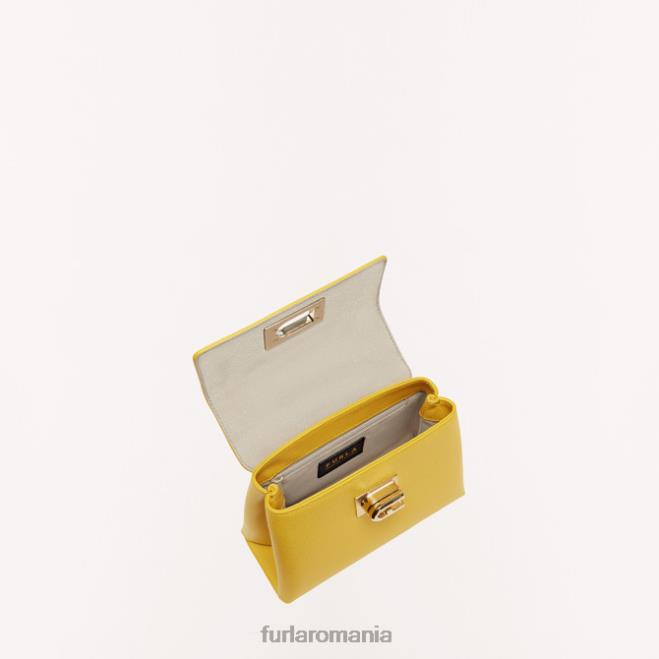 Furla femei 1927 mâner superior mini Miere accesorii ASD45115