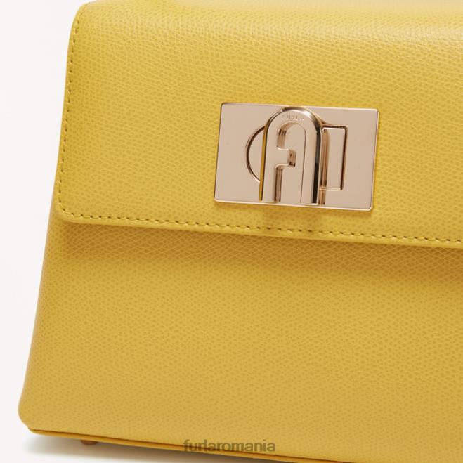 Furla femei 1927 mâner superior mini Miere accesorii ASD45115