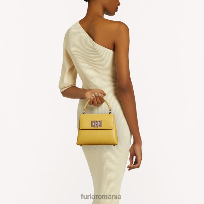 Furla femei 1927 mâner superior mini Miere accesorii ASD45115