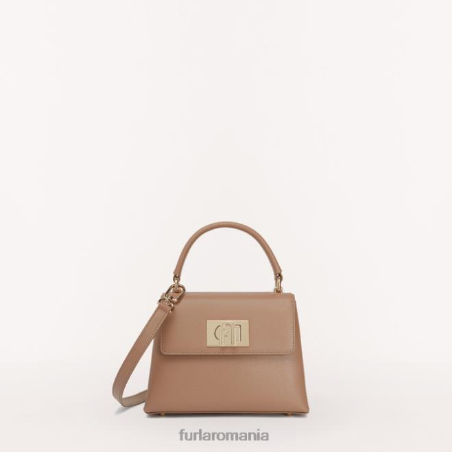 Furla femei 1927 mâner superior mini greige accesorii ASD45103