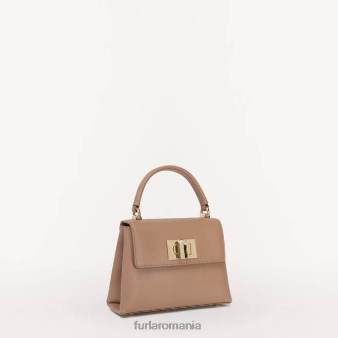 Furla femei 1927 mâner superior mini greige accesorii ASD45103