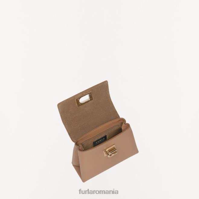 Furla femei 1927 mâner superior mini greige accesorii ASD45103