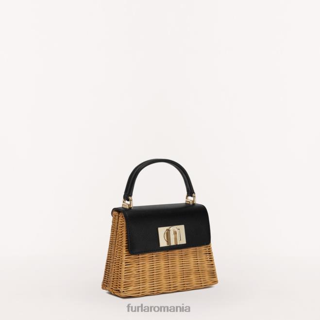 Furla femei 1927 mâner superior mini nero accesorii ASD45105