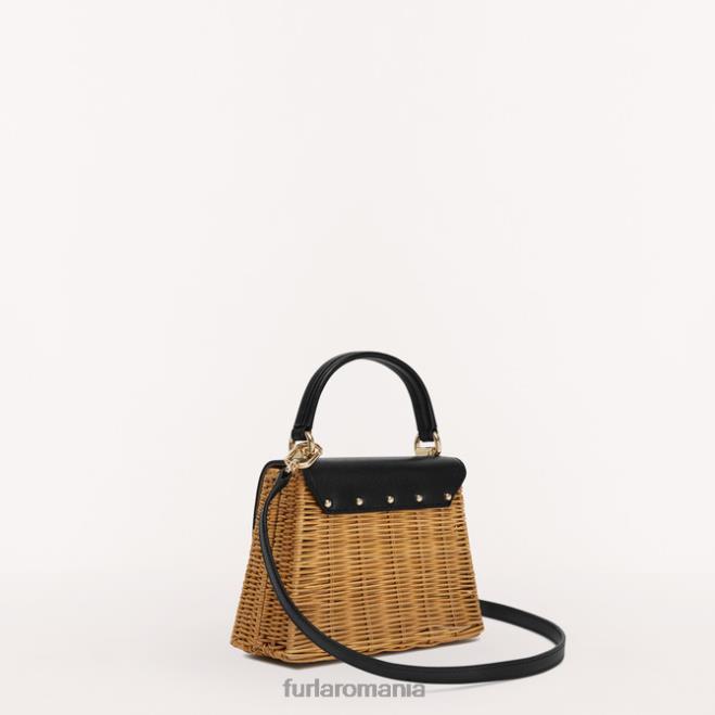 Furla femei 1927 mâner superior mini nero accesorii ASD45105