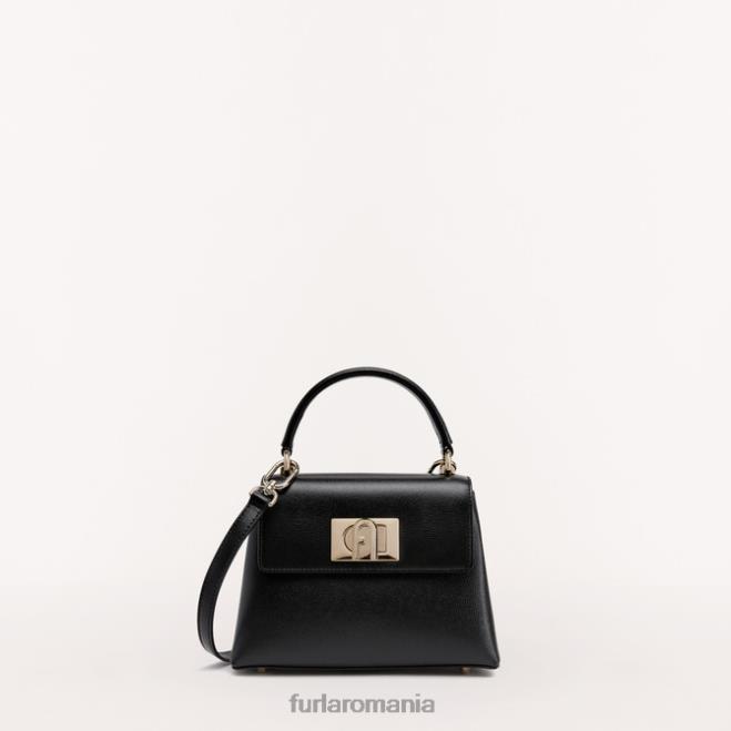 Furla femei 1927 mâner superior mini nero accesorii ASD45112