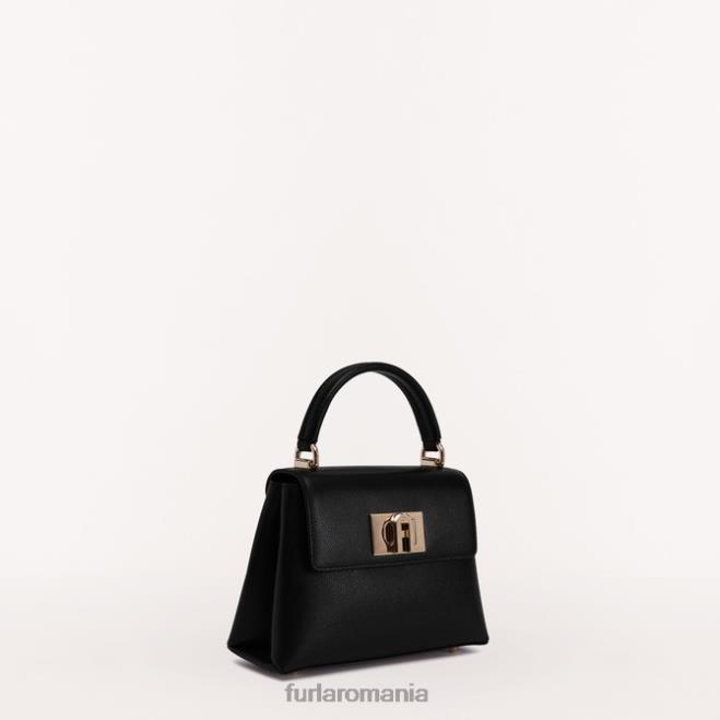Furla femei 1927 mâner superior mini nero accesorii ASD45112