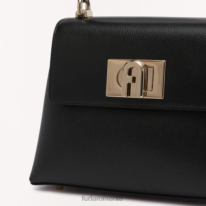 Furla femei 1927 mâner superior mini nero accesorii ASD45112