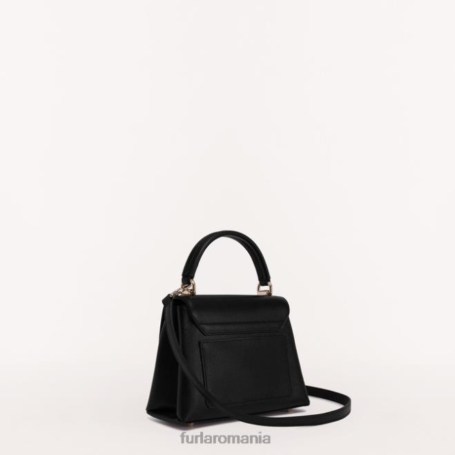 Furla femei 1927 mâner superior mini nero accesorii ASD45112