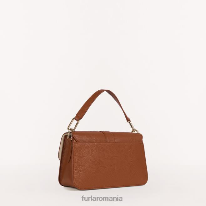 Furla femei mâner superior granulat sofia s coniac h accesorii ASD45118