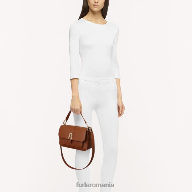 Furla femei mâner superior granulat sofia s coniac h accesorii ASD45118