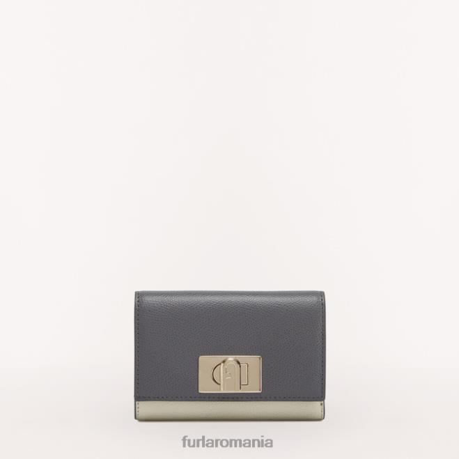 Furla femei 1927 portofel compact m sol/marmo c/perla e int. accesorii ASD45197