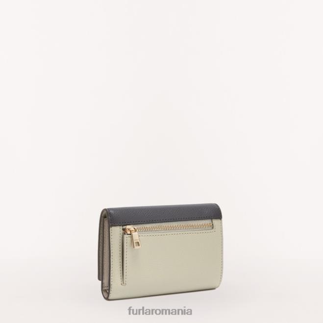 Furla femei 1927 portofel compact m sol/marmo c/perla e int. accesorii ASD45197