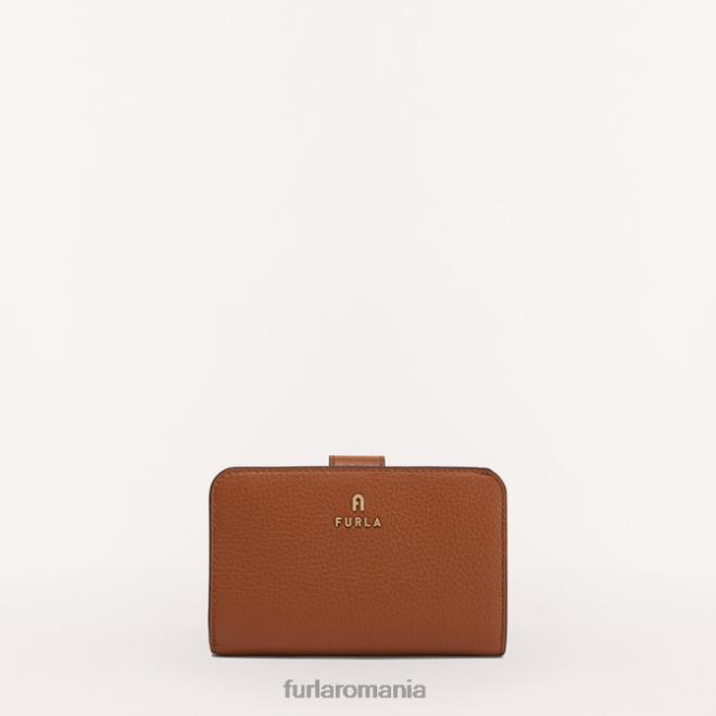 Furla femei portofel compact camelia m coniac h accesorii ASD45184