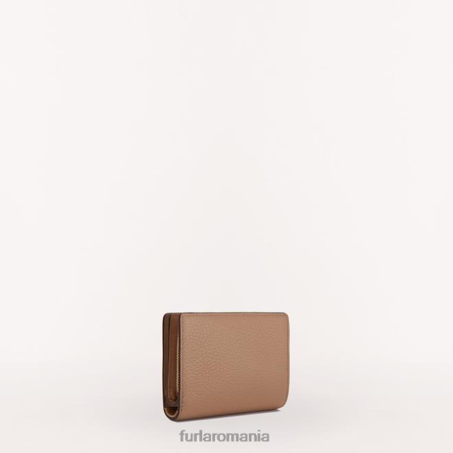 Furla femei portofel compact camelia s greige accesorii ASD45176