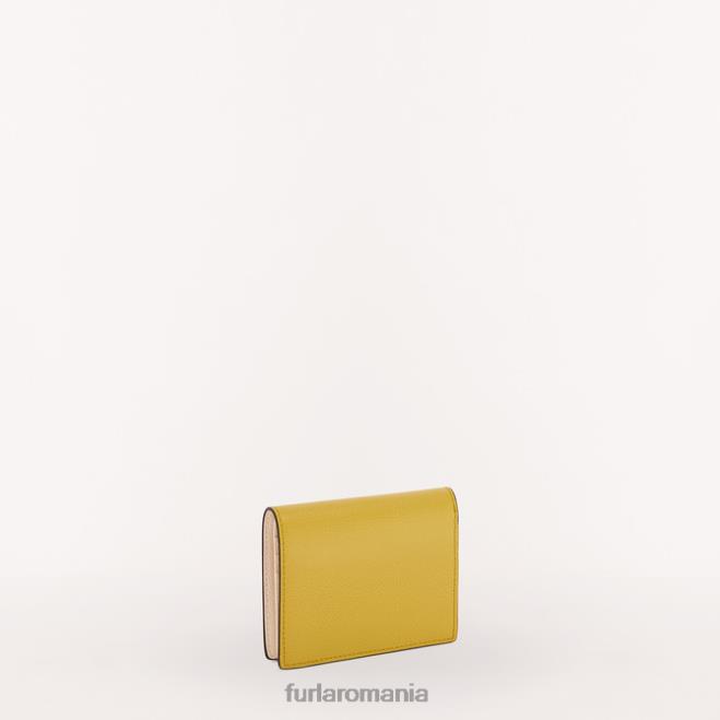 Furla femei portofel compact camelia s miere/balerina i int. accesorii ASD45181
