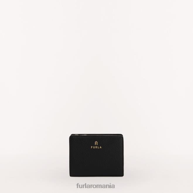 Furla femei portofel compact camelia s nero accesorii ASD45174