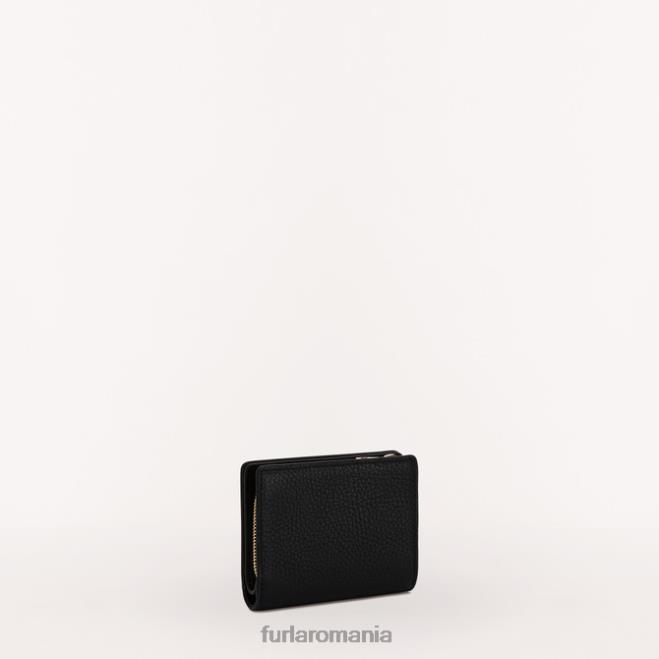 Furla femei portofel compact camelia s nero accesorii ASD45174