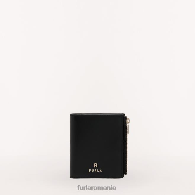 Furla femei portofel compact camelia s nero accesorii ASD45183
