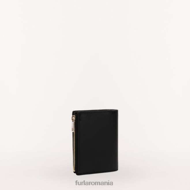 Furla femei portofel compact camelia s nero accesorii ASD45183