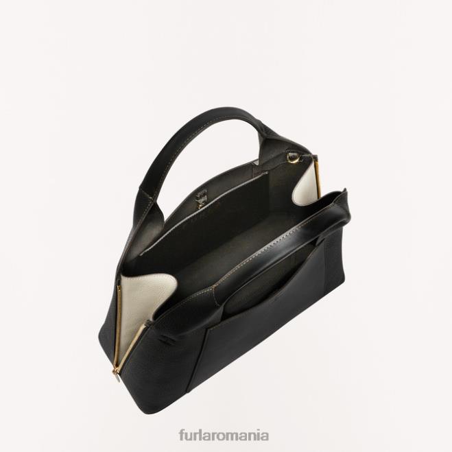 Furla femei gilda tote l nero/marmo c accesorii ASD4560