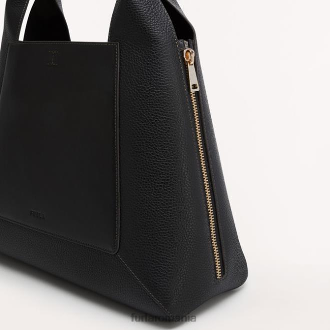 Furla femei gilda tote l nero/marmo c accesorii ASD4560