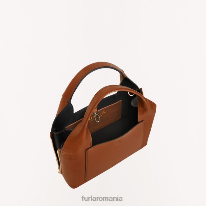 Furla femei gilda tote m coniac h/nero accesorii ASD4555