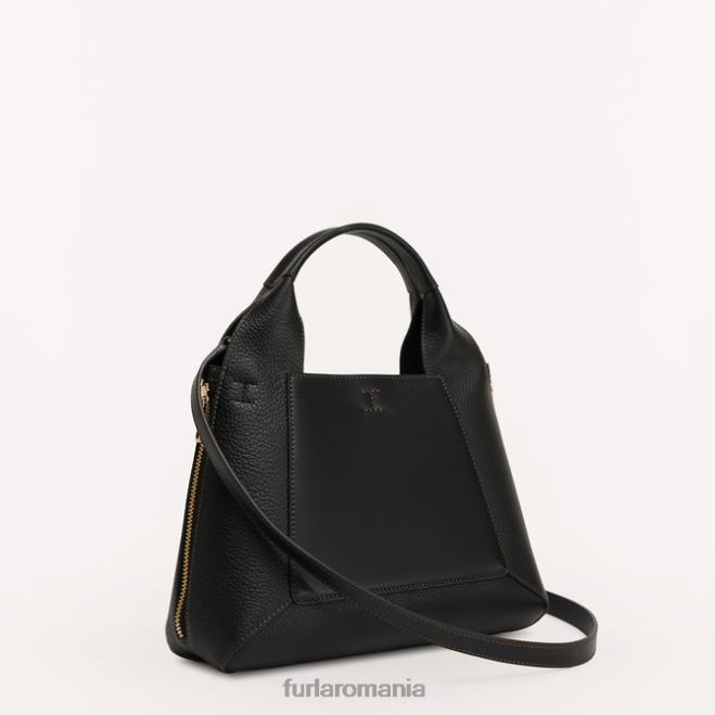 Furla femei gilda tote m nero/marmo c accesorii ASD4556
