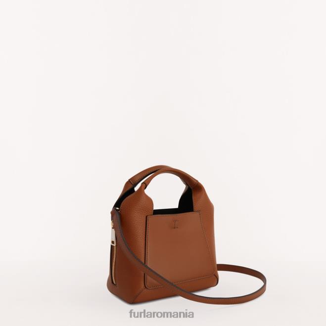 Furla femei gilda tote mini coniac h/nero accesorii ASD4557