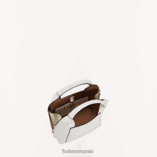 Furla femei gilda tote mini marshmallow/marmo c accesorii ASD4559