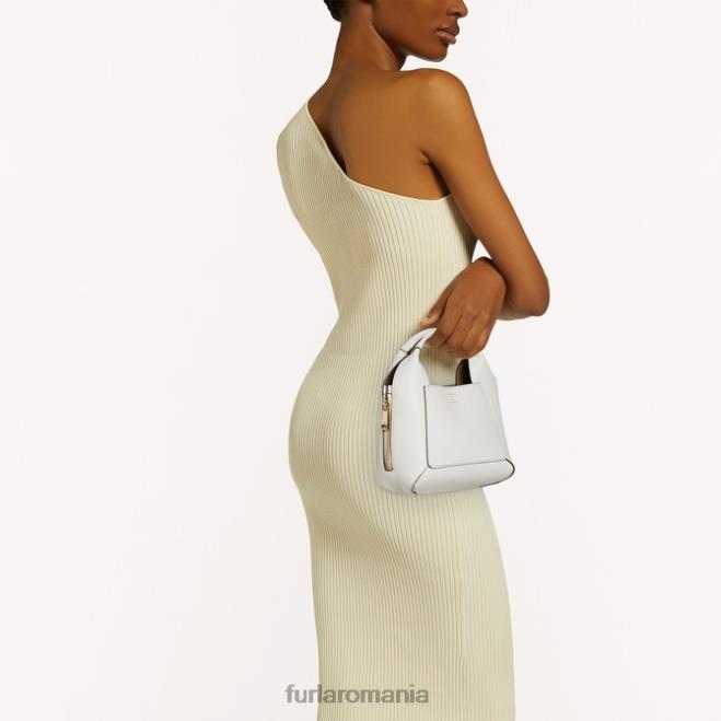 Furla femei gilda tote mini marshmallow/marmo c accesorii ASD4559