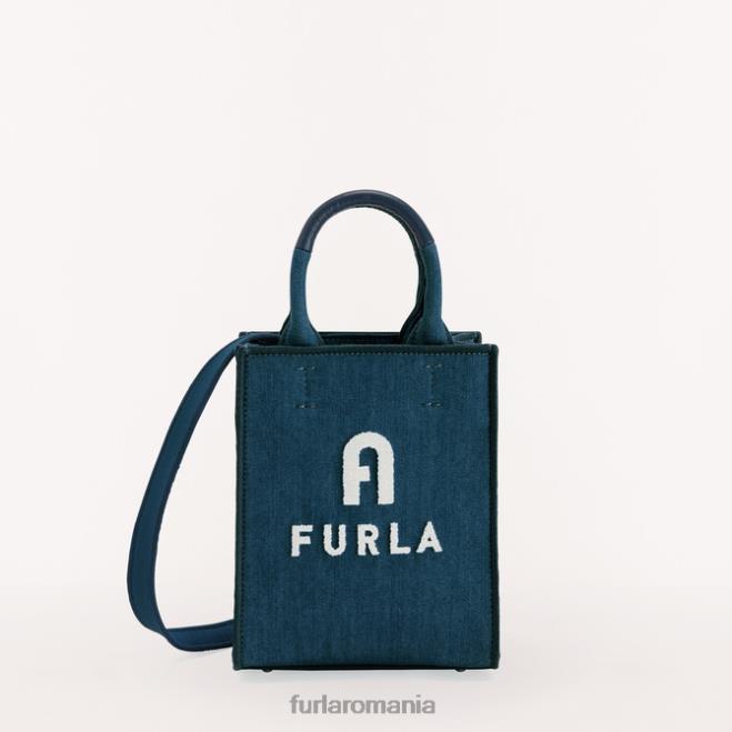 Furla femei oportunitate tote mini blue jay/marshmallow accesorii ASD4516
