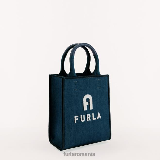Furla femei oportunitate tote mini blue jay/marshmallow accesorii ASD4516