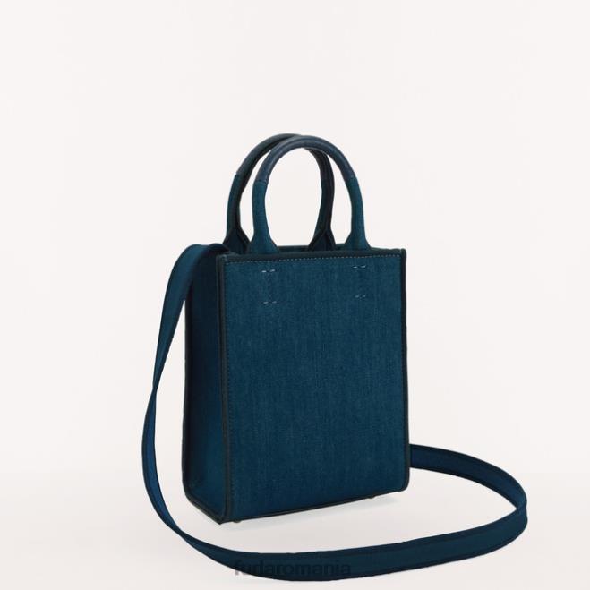 Furla femei oportunitate tote mini blue jay/marshmallow accesorii ASD4516