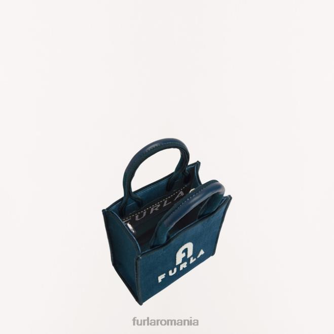 Furla femei oportunitate tote mini blue jay/marshmallow accesorii ASD4516
