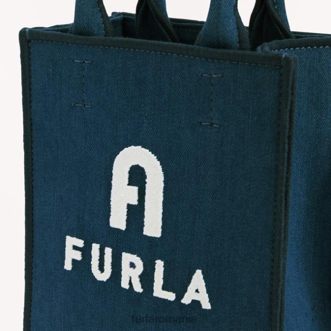 Furla femei oportunitate tote mini blue jay/marshmallow accesorii ASD4516