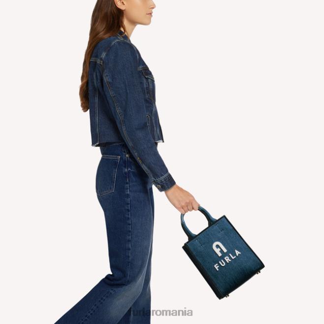 Furla femei oportunitate tote mini blue jay/marshmallow accesorii ASD4516
