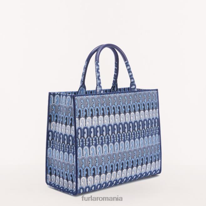 Furla femei toc de oportunitate l denim albastru toni accesorii ASD458