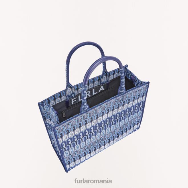 Furla femei toc de oportunitate l denim albastru toni accesorii ASD458