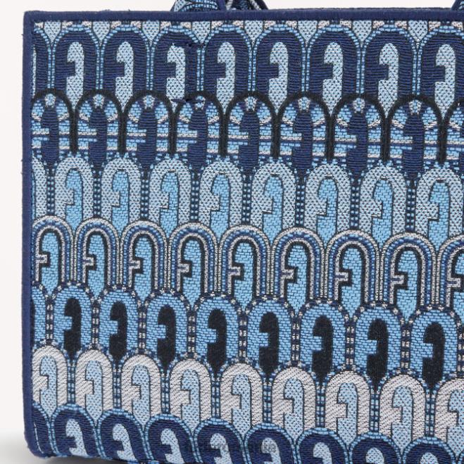 Furla femei tote de oportunitate s denim albastru toni accesorii ASD4543