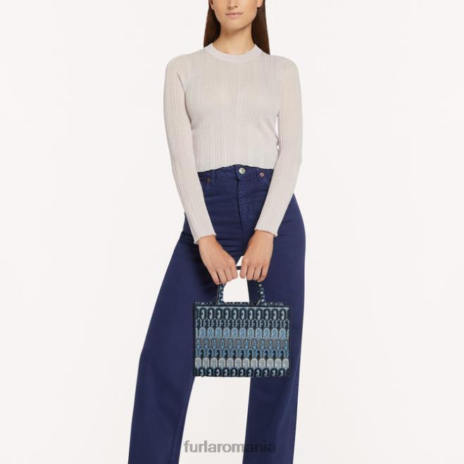 Furla femei tote de oportunitate s denim albastru toni accesorii ASD4543
